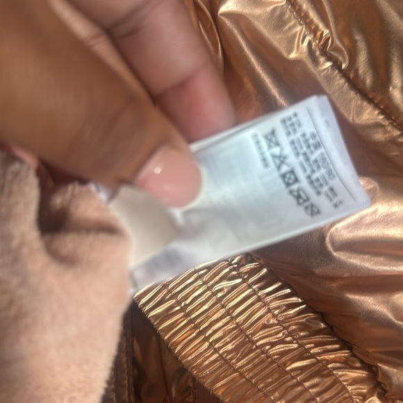 GAP Kids Metallic Bronze Puffer Jacket - Picture 8 of 9